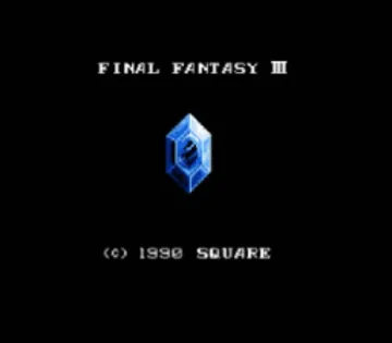 Final Fantasy III (Japan) (3DS Virtual Console) screen shot title